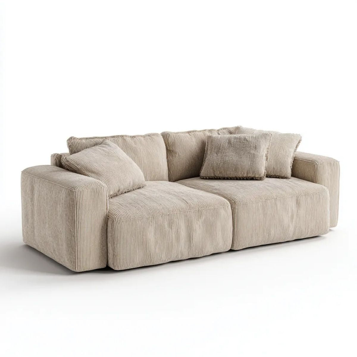 Sofa, 3-osobowa w sofie z poliestru, 240 x 105 x 75 cm
